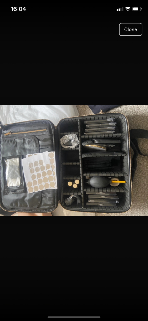 Professional eyelash technician kit