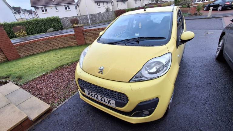 MOT FAIL Peugeot 107 2012