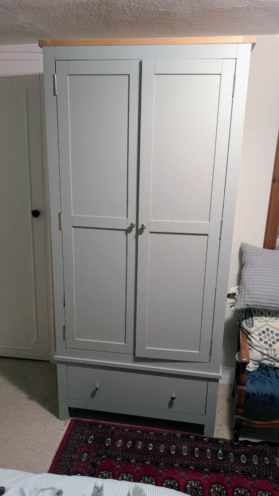 Grey Painted Wardrobe