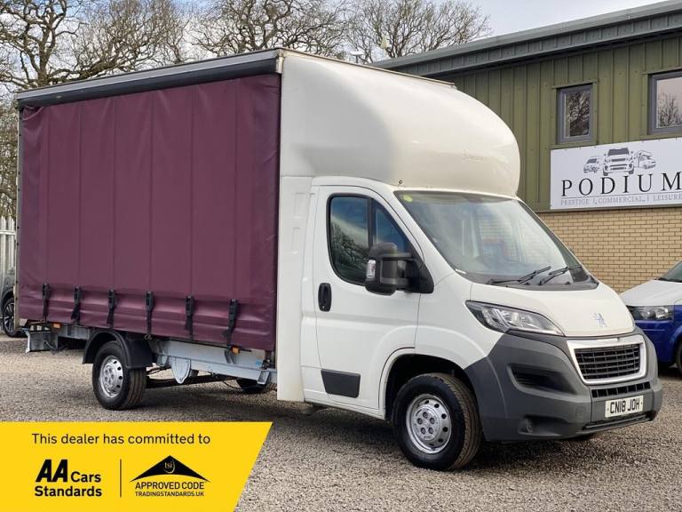 2018 Peugeot Boxer 2.0 BlueHDi 335 L3 Euro 6 2dr Curtain Side Diesel Manual