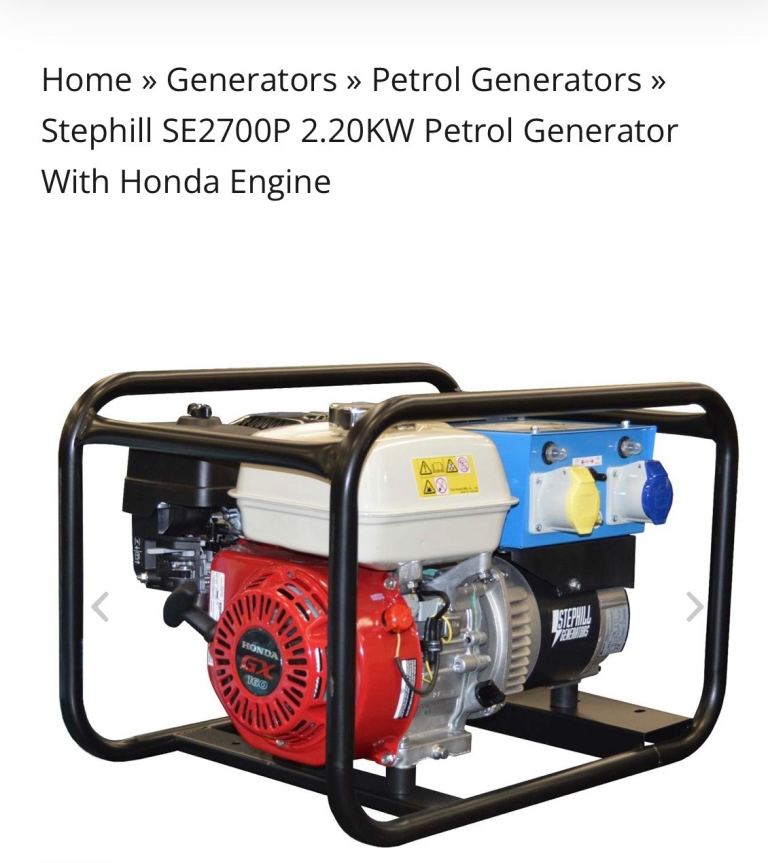 Honda generator