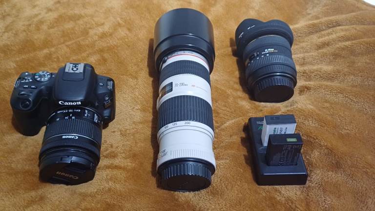 image for Canon DSLR and lenses