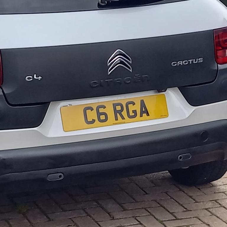 Private number plate 