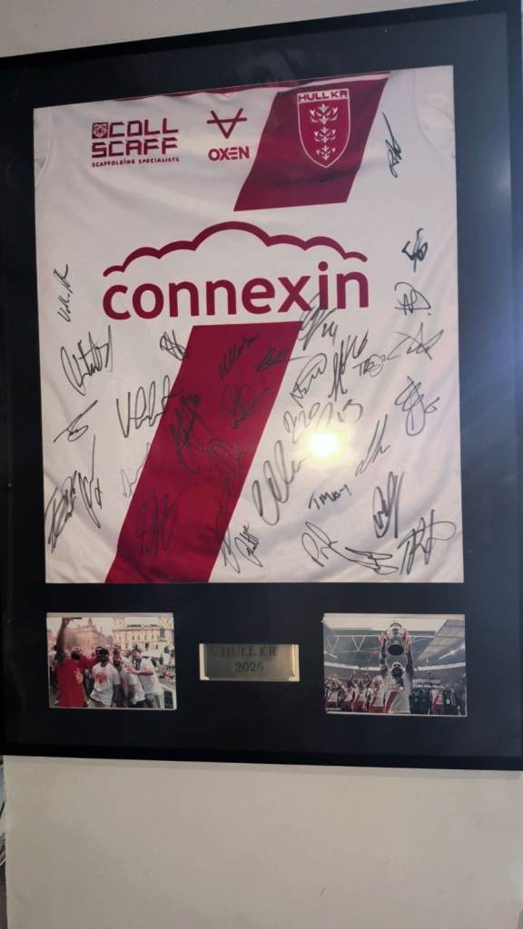 Framed Signed Rugby League Shirt - Connexin, Good Condition