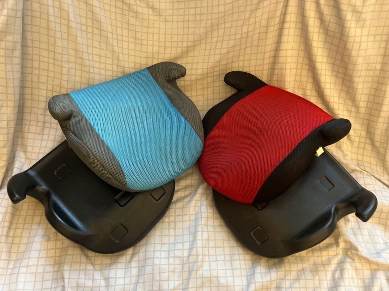 Red & Blue booster seats