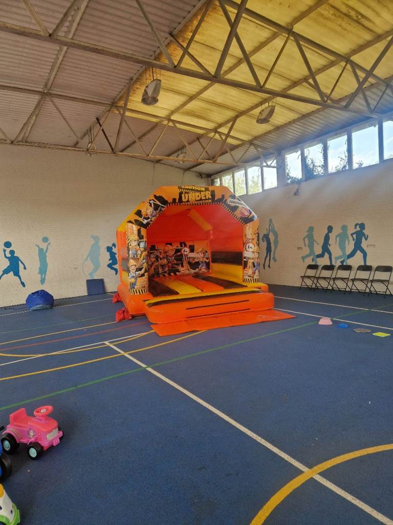 3 Commercial Bouncy Castles with Blowers, Mats & Pegs – Good Condition
