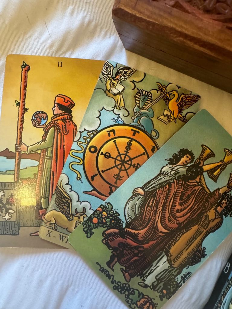 2 Tarot decks bundle with box
