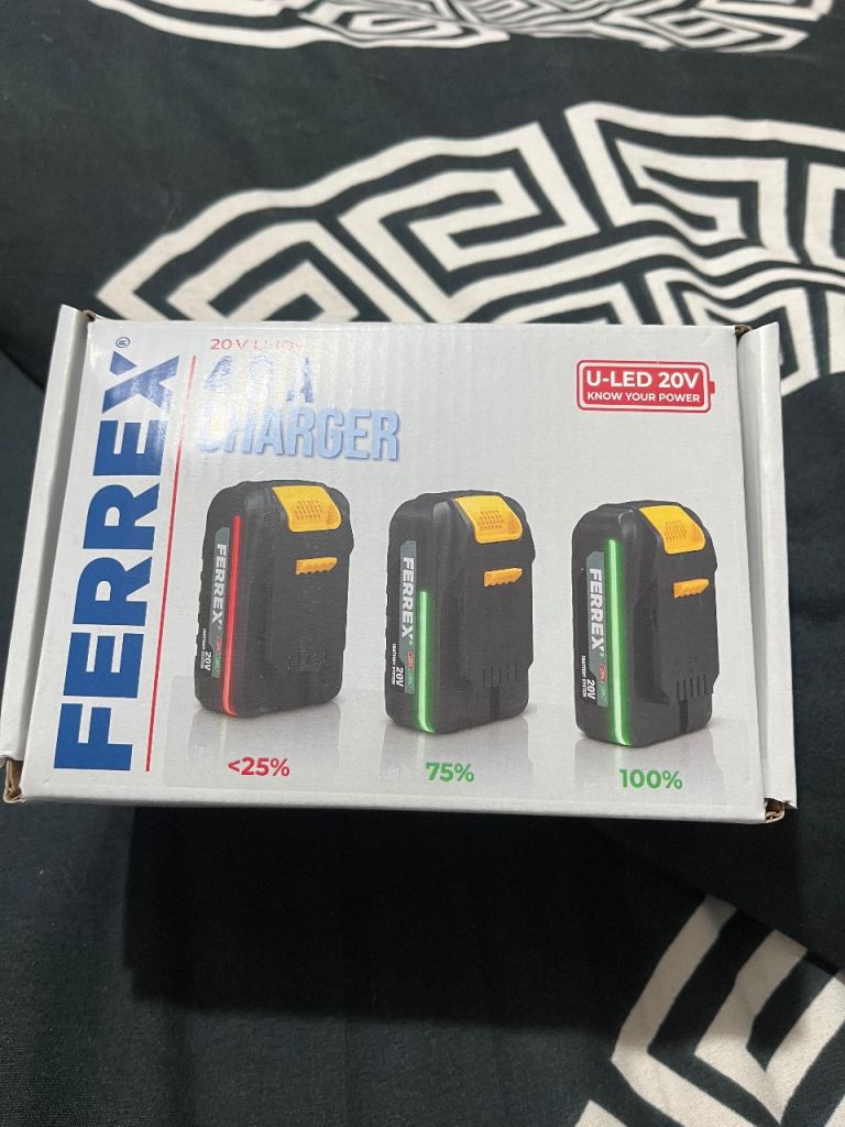 Ferrex U-LED 20V 4.0A Charger New