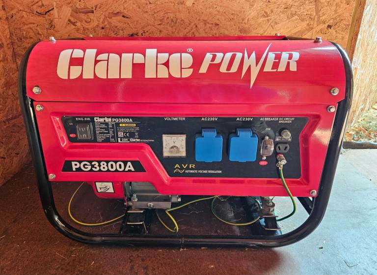 Clarke PG3800A Petrol Generator For Sale
