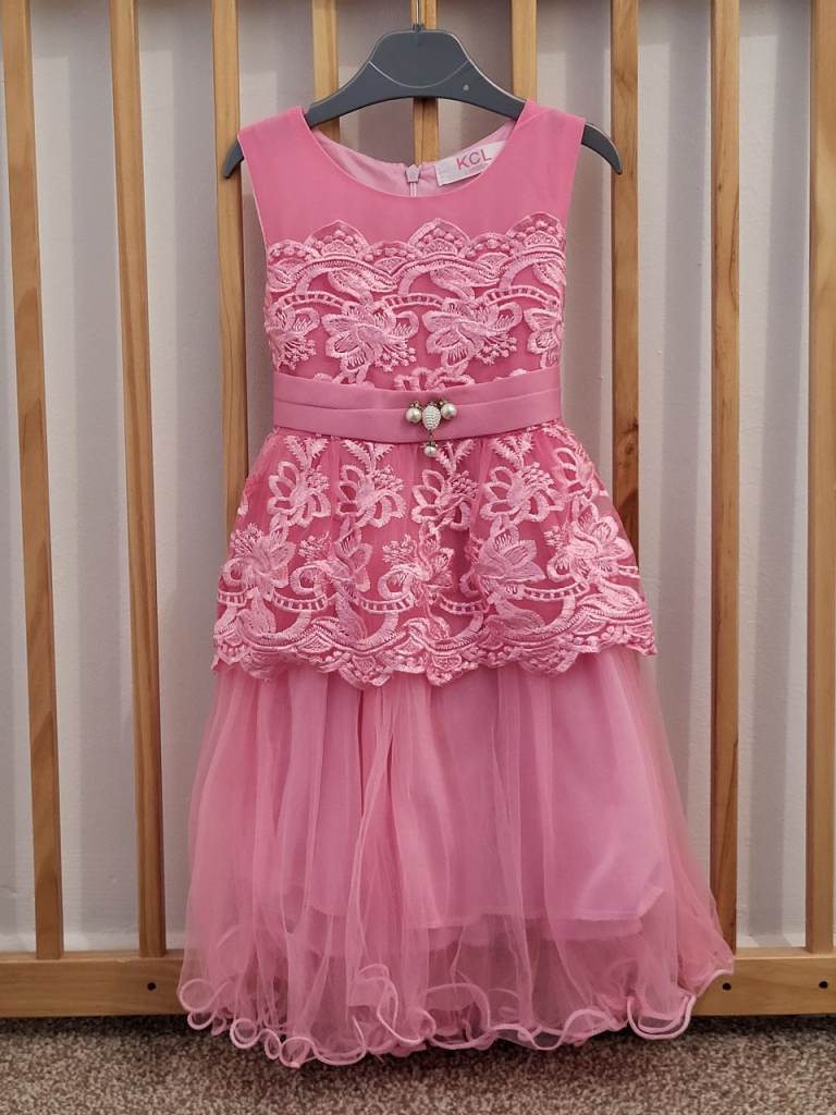 2 yrs+ Girls Pink Party Dress 