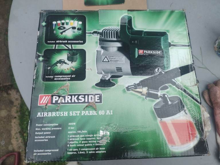 Brand New Parkside Airbrush Set PABK 60 A1