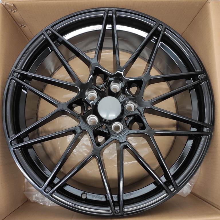 1X NEW 18" INCH ALLLOY WHEEL RIM - BLACK BMW 1 2 3 4 5 SERIES 666M 666 M666 F10 F11 F30 F32 F33 F36