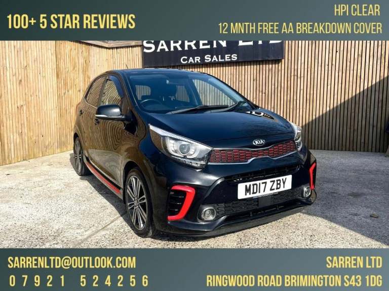 2017 Kia Picanto 1.0 GT-Line Euro 6 5dr HATCHBACK Petrol Manual