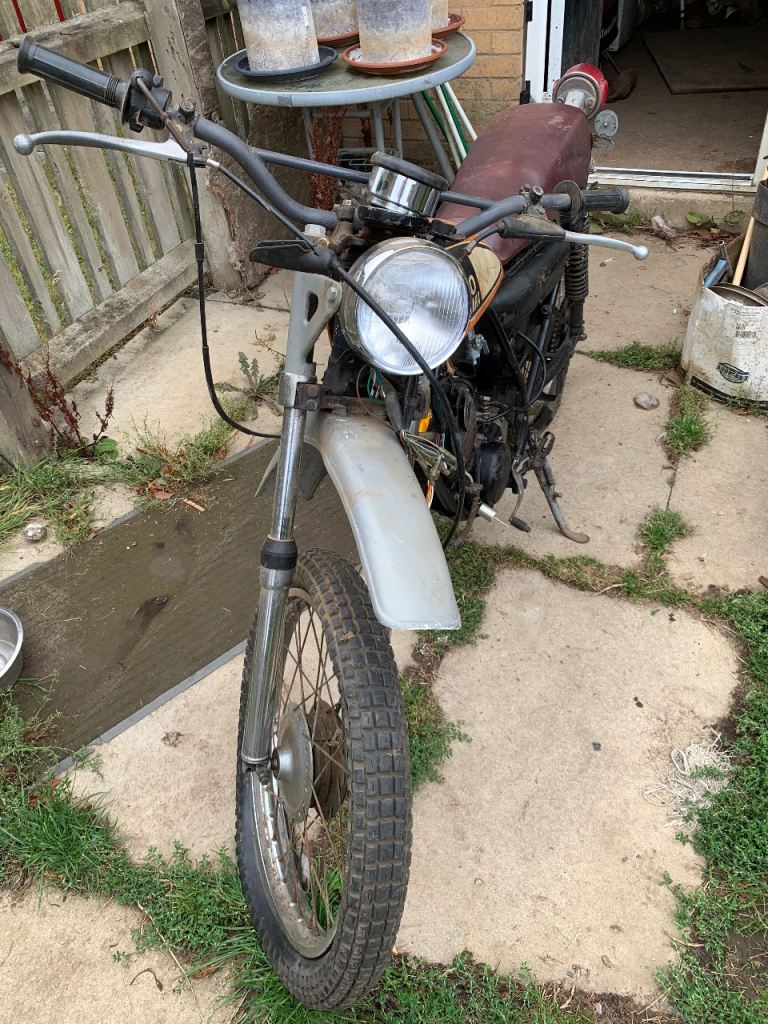 1975 American import Yamaha DT100 project