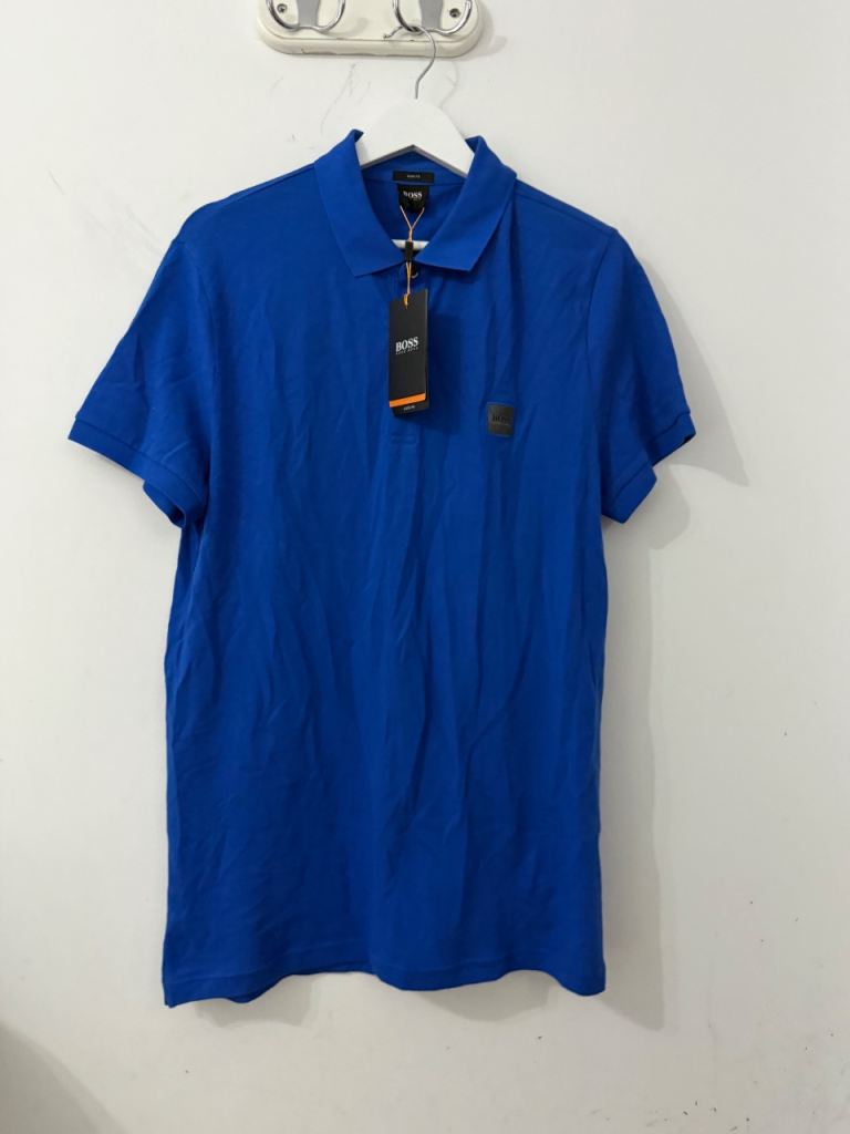 BOSS Slim Fit Blue Polo Shirt - Brand New with Tags