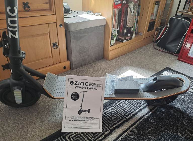 New Zinc electric scooter 