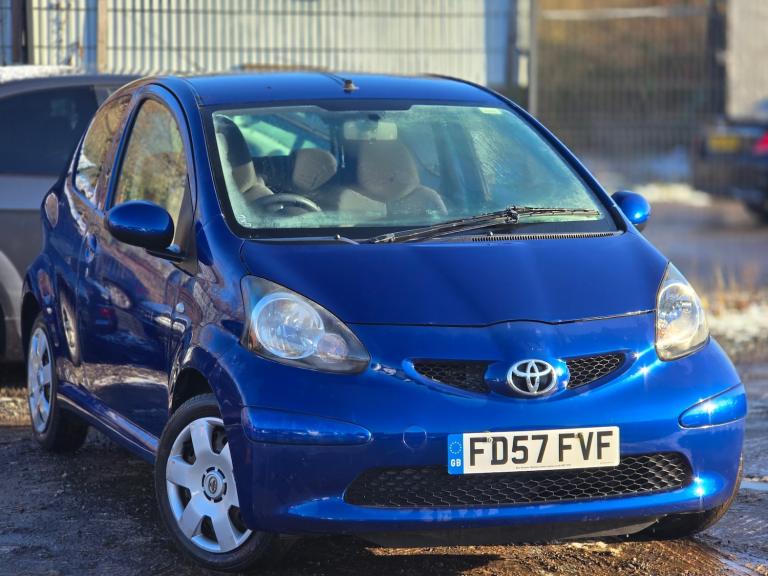 2007 Toyota AYGO 1.0 VVT-i Blue 3dr HATCHBACK Petrol Manual