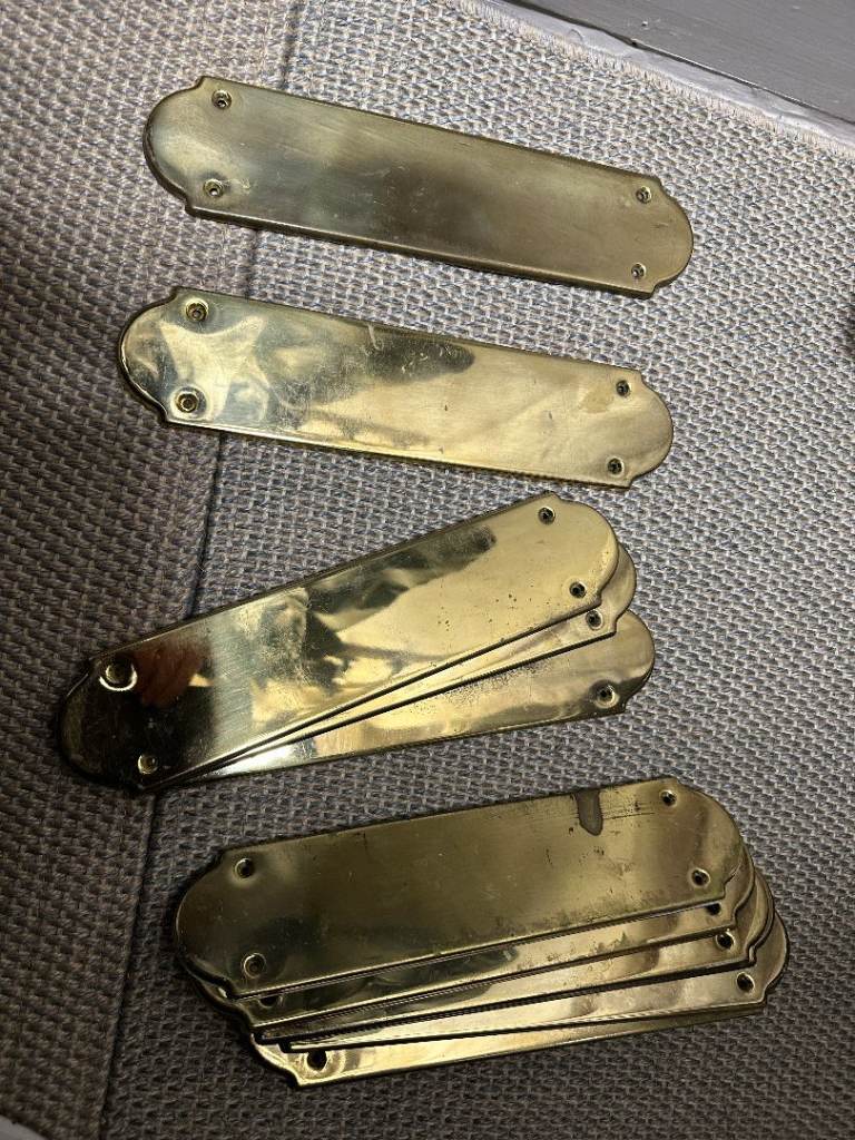Brass Finger Plates for doors