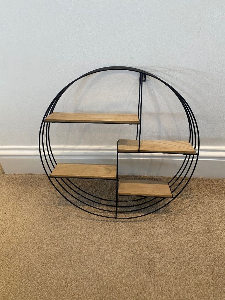 Circular floating shelf/storage