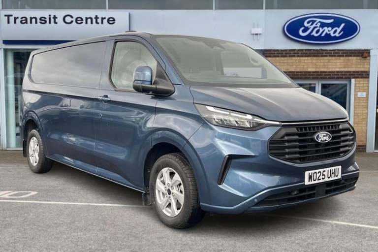 2025 Ford Transit Custom 280 Limited L2 LWB FWD 2.0 EcoBlue 136ps Manual Panel Van Diesel Manual