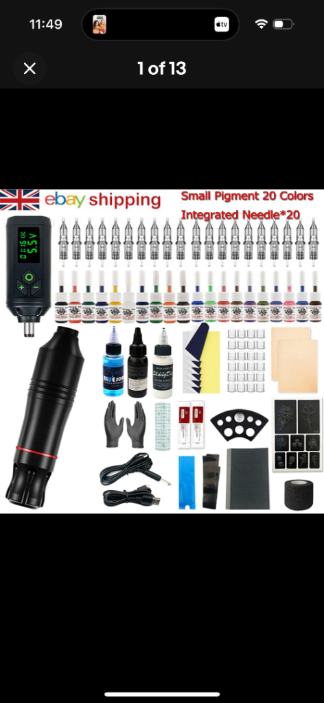 Tattoo Machine Kit - Full Set for Beginners