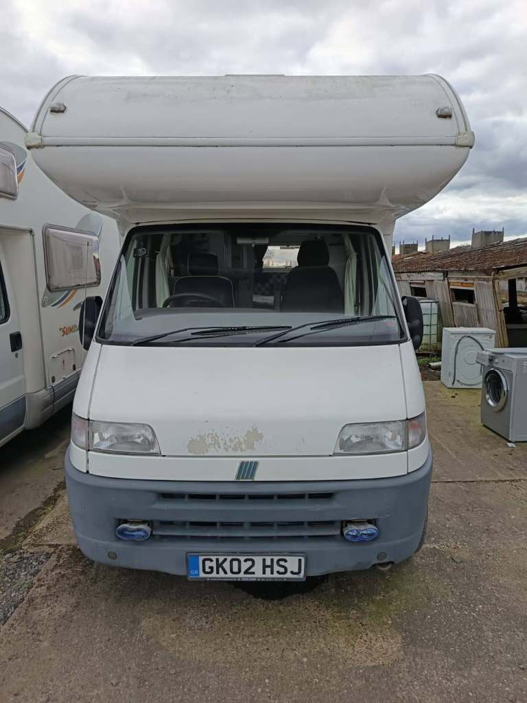 Fiat Ducato 4 Berth Motorhome 2002 – Low Mileage – MOT July 2026 - Fiat, 2002, 2800 (cc) 