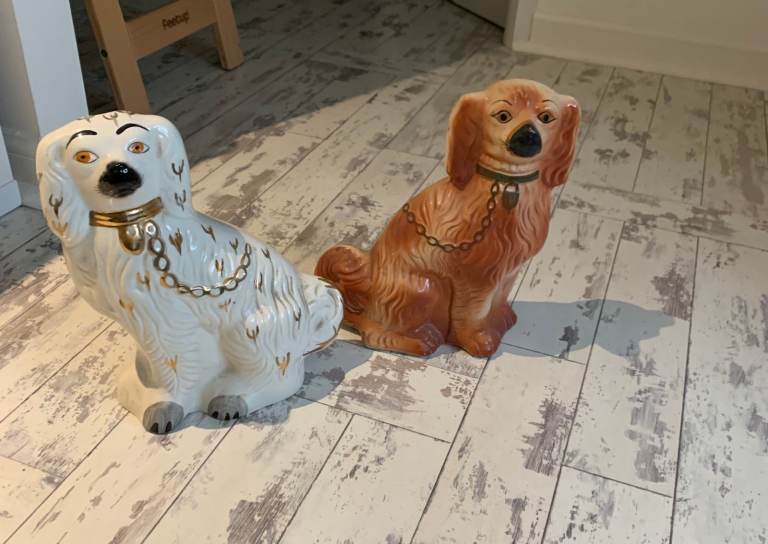 Two Lovely Staffordshire Fireside Dogs