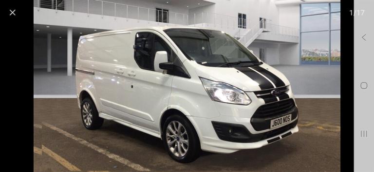 2013 Ford Transit Custom 290 SPORT 155 2.2 TDCI ( NO VAT) 91K( CHAIN DRIVEN) Panel Van Diesel Manual