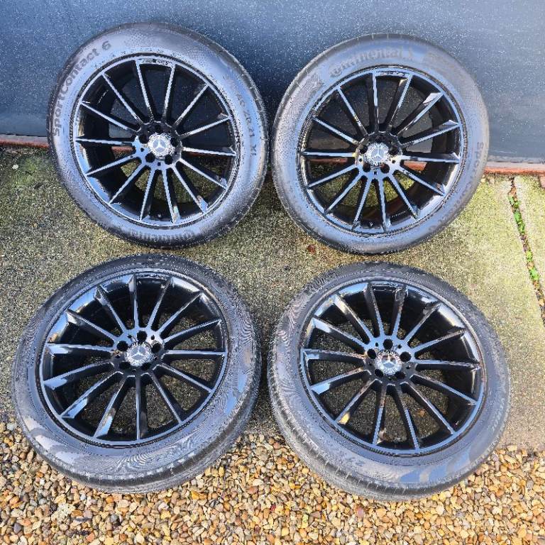 Genuine Mercedes GLE 21" Turbine Alloy Wheels AMG Black W167