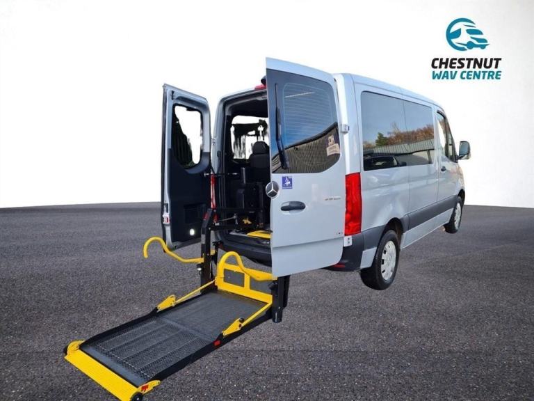 Mercedes Sprinter WAV Wheelchair Access Driver Up Front Doors L1H1 12K 2023