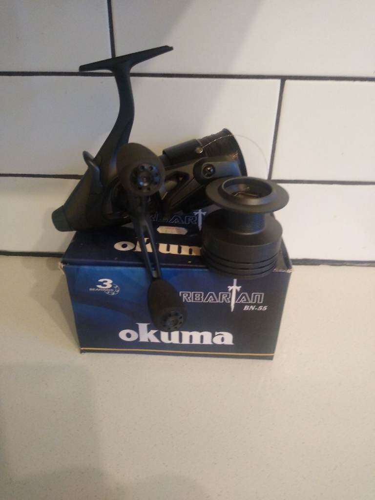 Fishing reel, Okuma bn 55 baitrunner