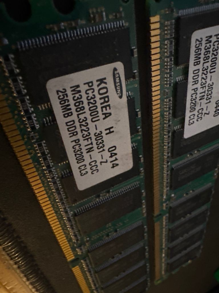 Samsung 256 DDR X2