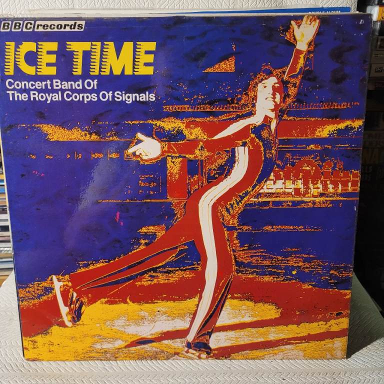 BBC Records ICE TIME Vinyl LP – Concert Band Of The Royal Corps Of Signals. R2/7