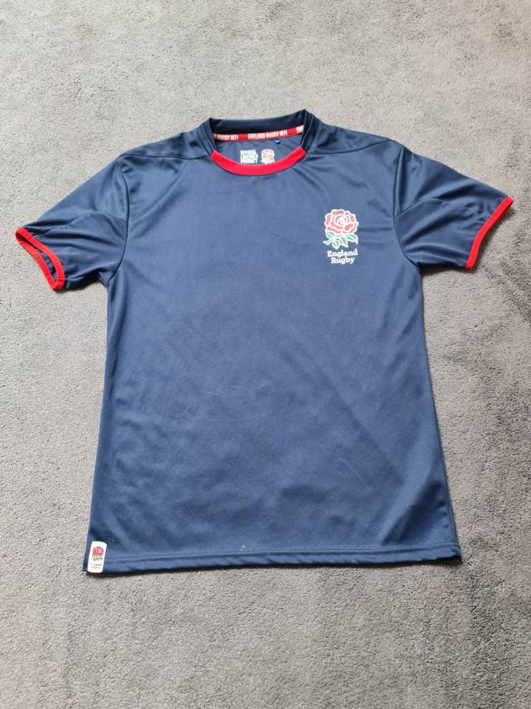 England Rugby Official Shirt (Blue/Red) Licensed Product