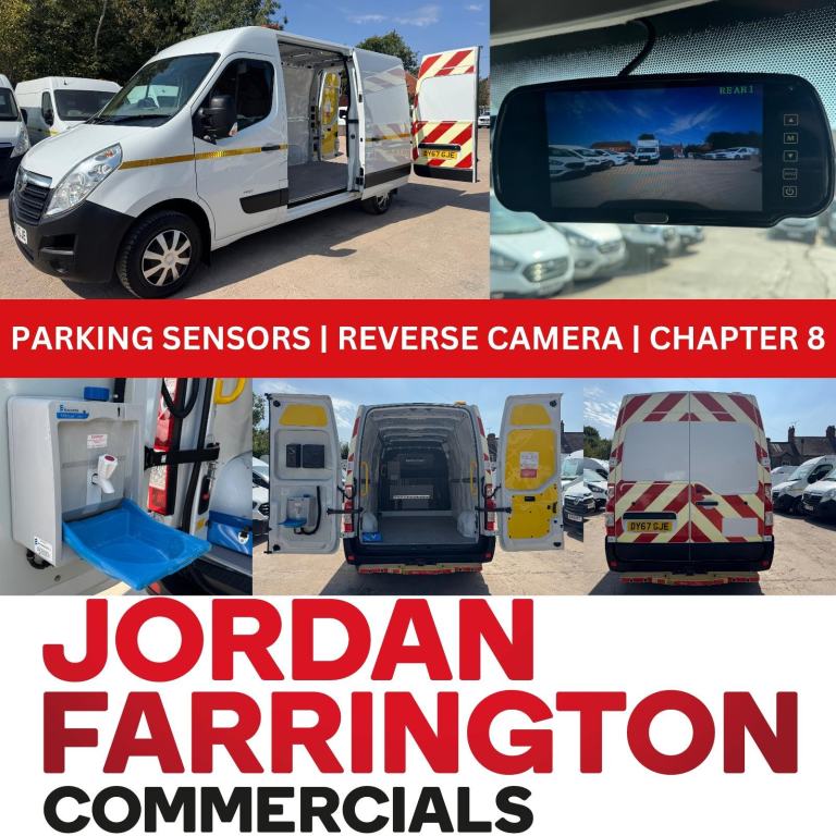 2018 VAUXHALL MOVANO 2.3L 130BHP L2 H2 EURO 6 UTILITY SPEC MOBILE WORKSHOP VAN 