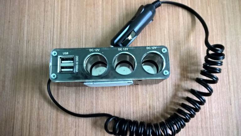 3 Way Car Cigarette Lighter Adapter,