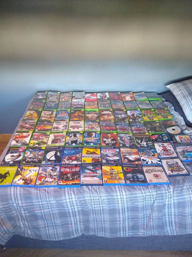 Original XBOX PS2 PS1  x70 game job lot bundle sony microsoft retro gaming