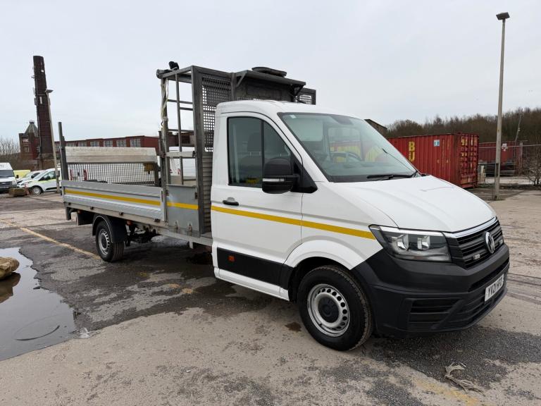 2021/21 VOLKSWAGEN CRAFTER LWB DROPSIDE TRUCK 140PS EURO6 PRICE IS PLUS VAT 
