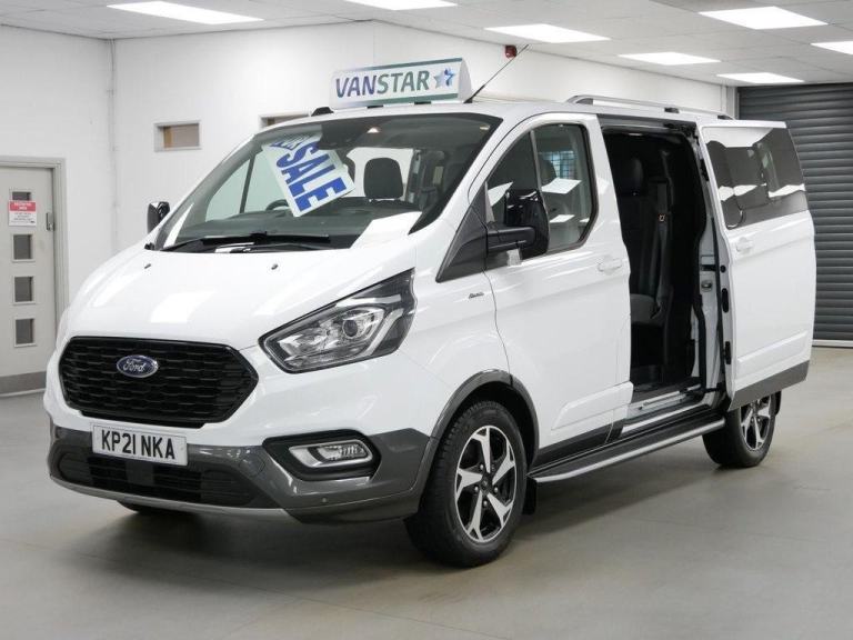 2021 TRANSIT CUSTOM 320 2.0 EBL 170 BHP SWB ACTIVE AUTOMATIC CREWCAB ( SAT NAV )