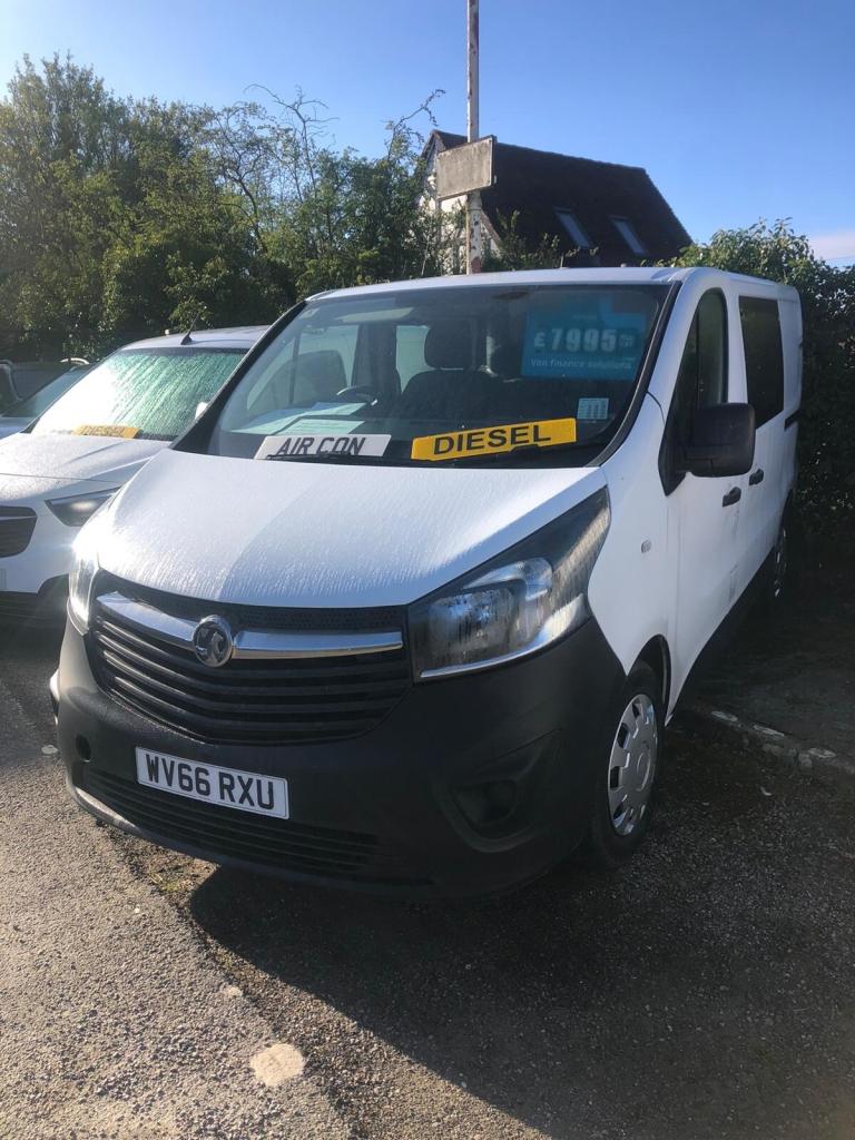 2016 Vauxhall Vivaro 2900 1.6CDTI 95PS ecoFLEX H1 DoubleCab PANEL VAN Diesel Manual
