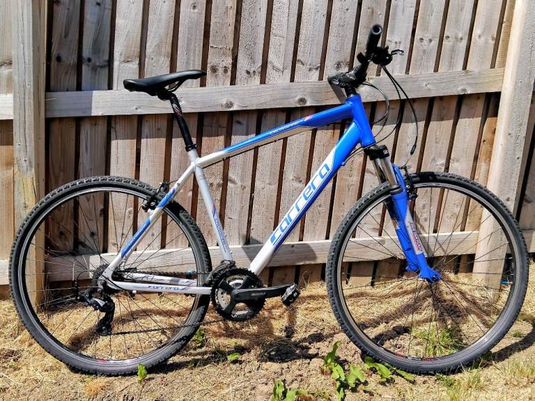 Carrera Crossfire LTD 14 Hybrid Blue Silver 21 Speed