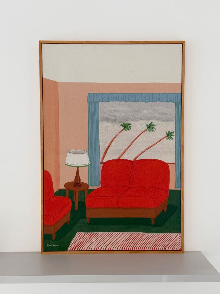 Framed Canvas Print (A Warm Room)