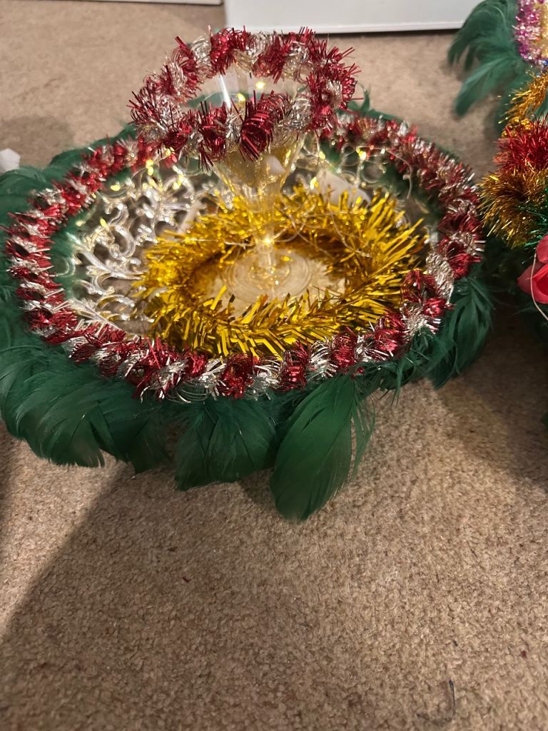 Henna night trays for wedding 