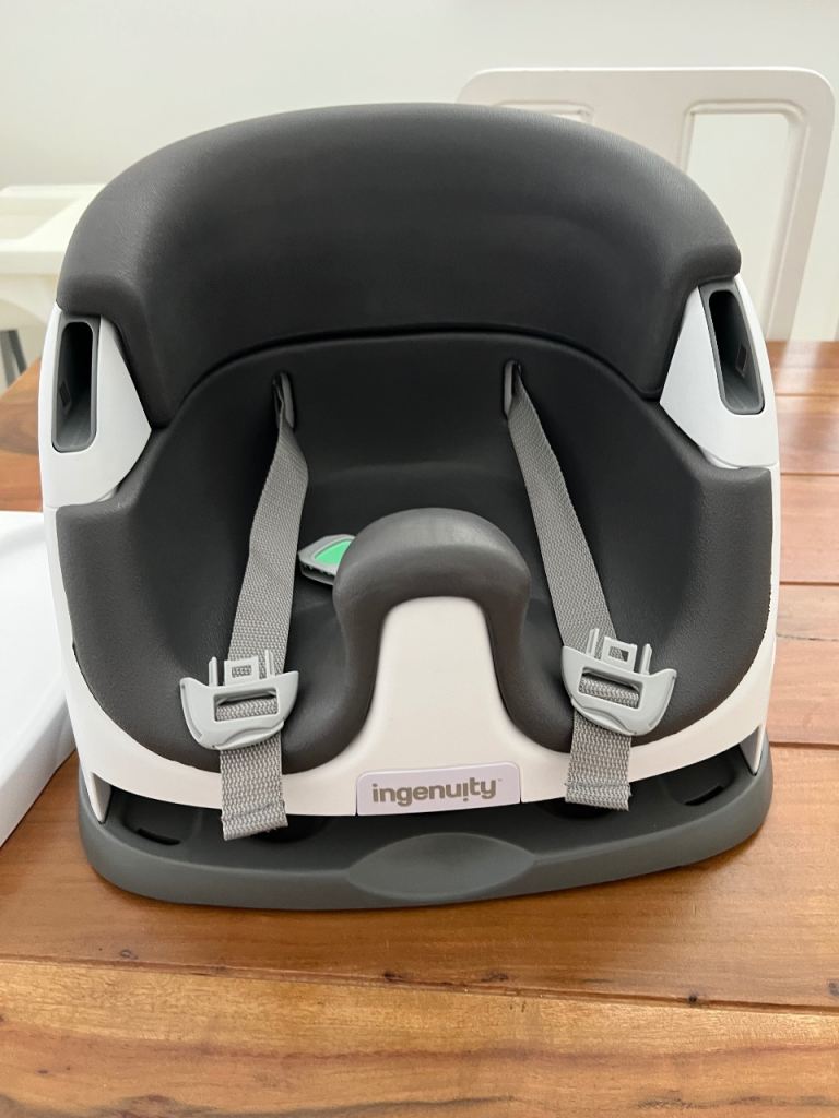 Ingenuity, Baby Base 2-in-1 Seat, Slate, Booster Chair, Dining and Feeding Seat