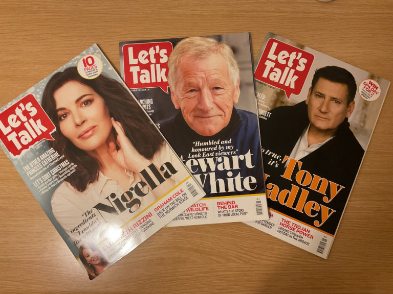 Let’s Talk magazines. Job lot of 3. East Anglia local news. Very collectable.
