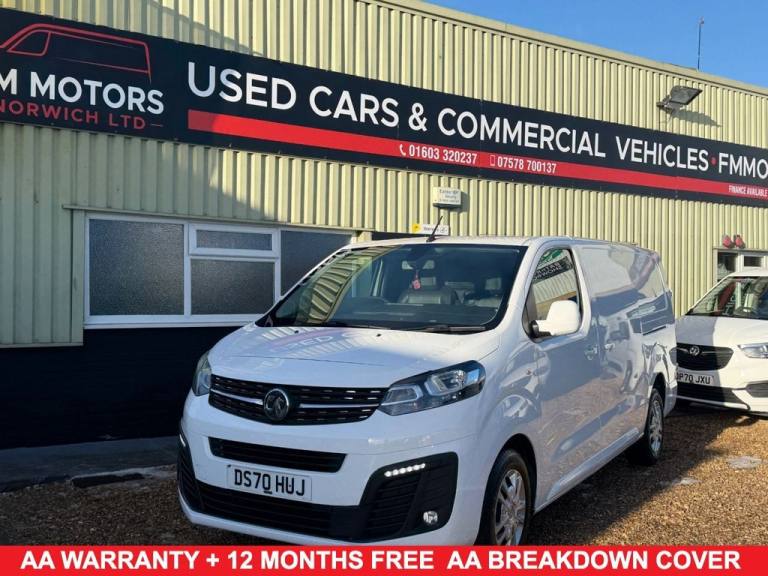 2020 70 VAUXHALL VIVARO 1.5 TURBO D 2900 SPORTIVE PANEL VAN 5DR DIESEL MANUAL L2