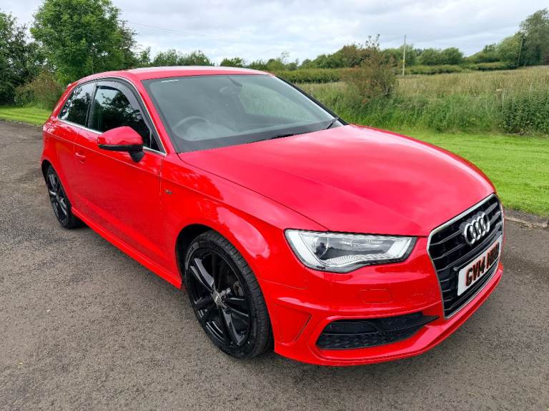 2014 Audi A3 2.0 TDI S Line 3dr FSH 1yrs Mot £139 per month 6mth RAC Gold warranty 1yrs breakdown
