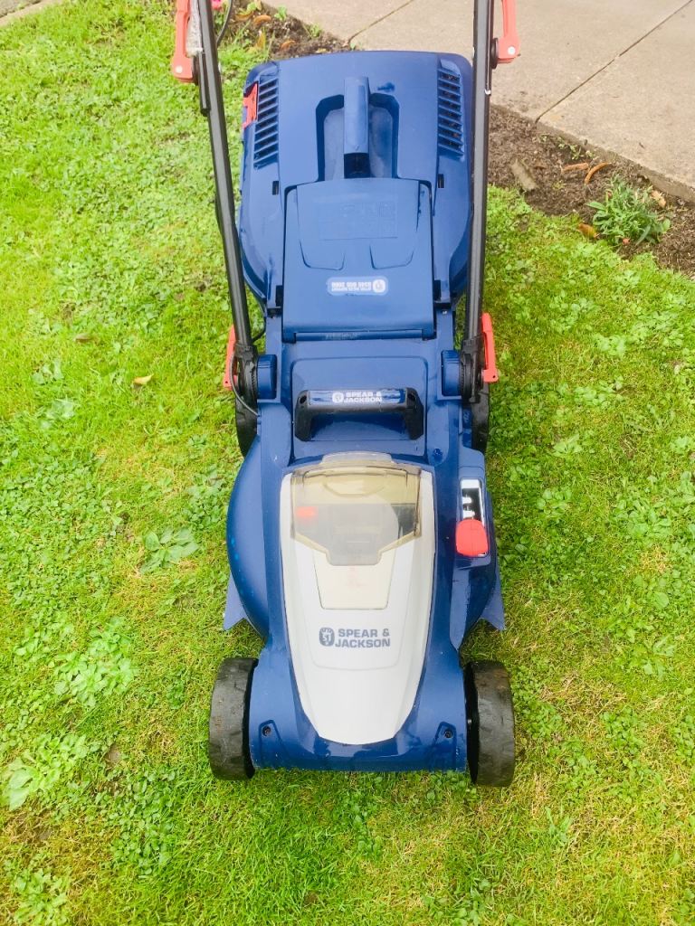 Spear & Jackson 24V Cordless Lawnmower with Battery and Charger