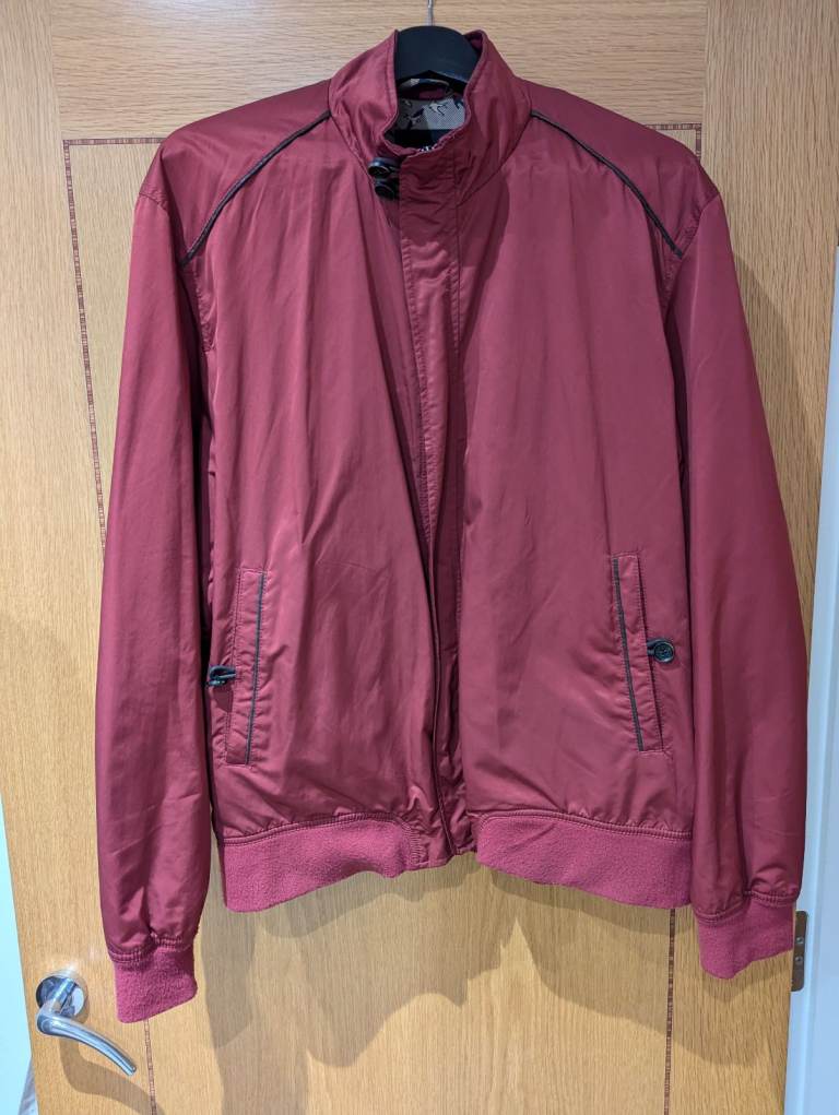 Red Ted Baker bomber jacket. Size 6 2x large)