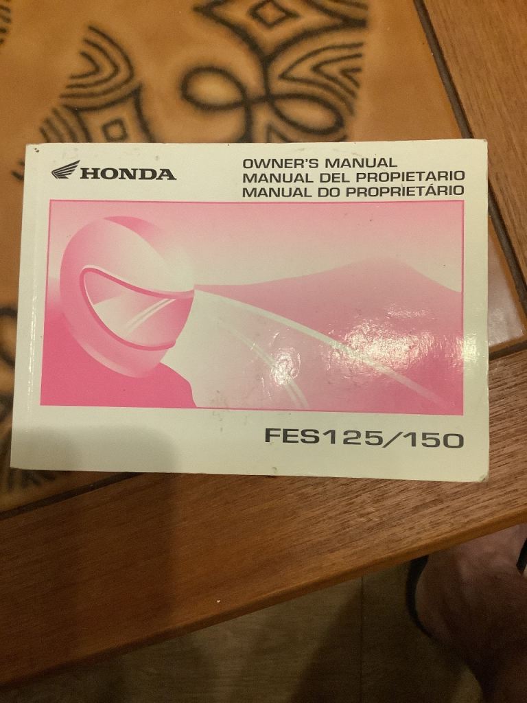Honda Pantheon 125/150 owners manual